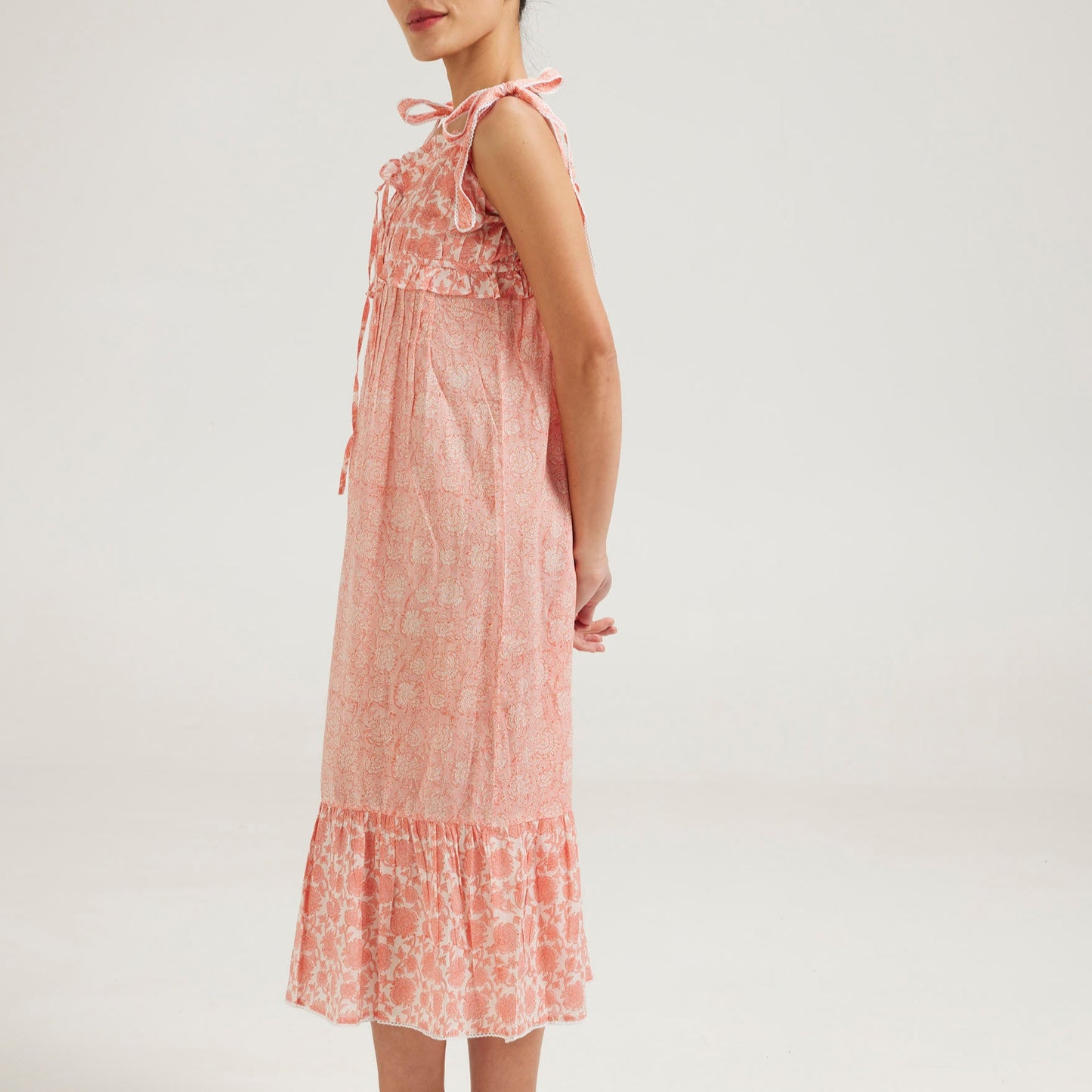 Garden Empire Nightie Ruffle Strap Pink - Retreat Myself