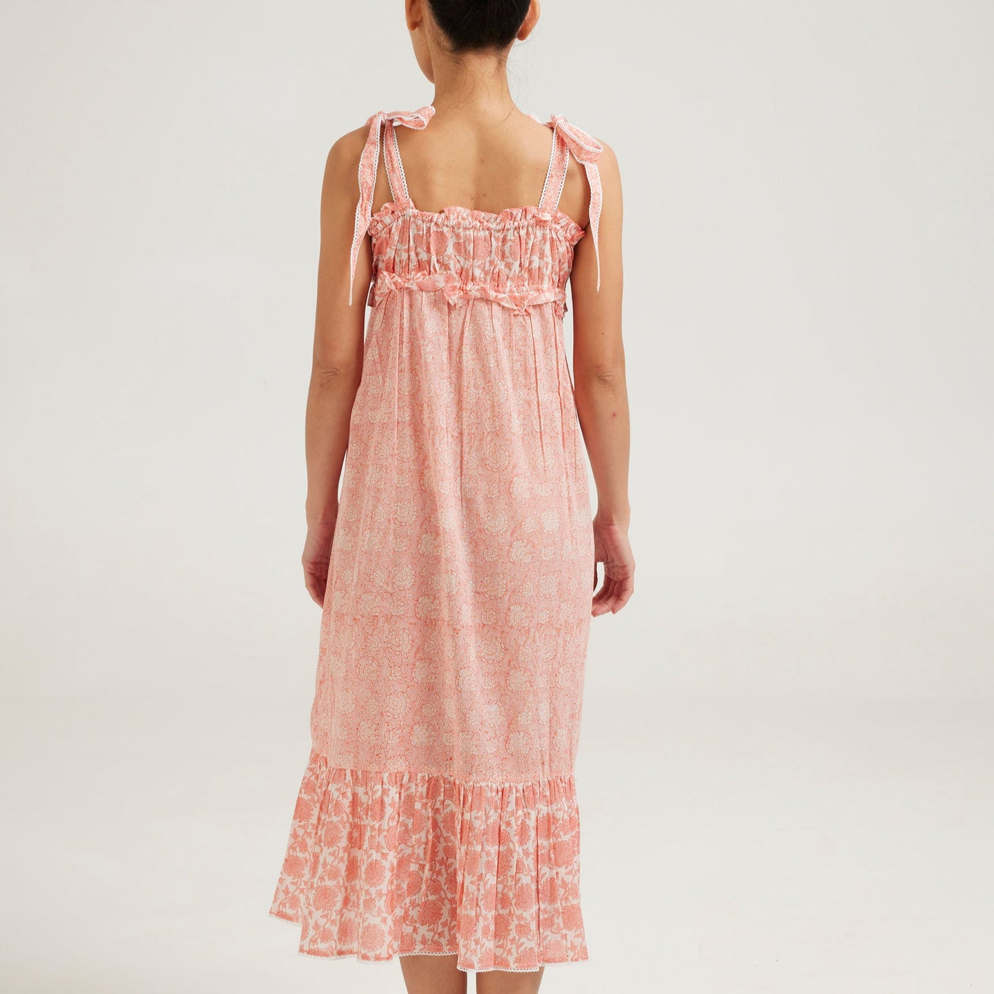 Garden Empire Nightie Ruffle Strap Pink - Retreat Myself