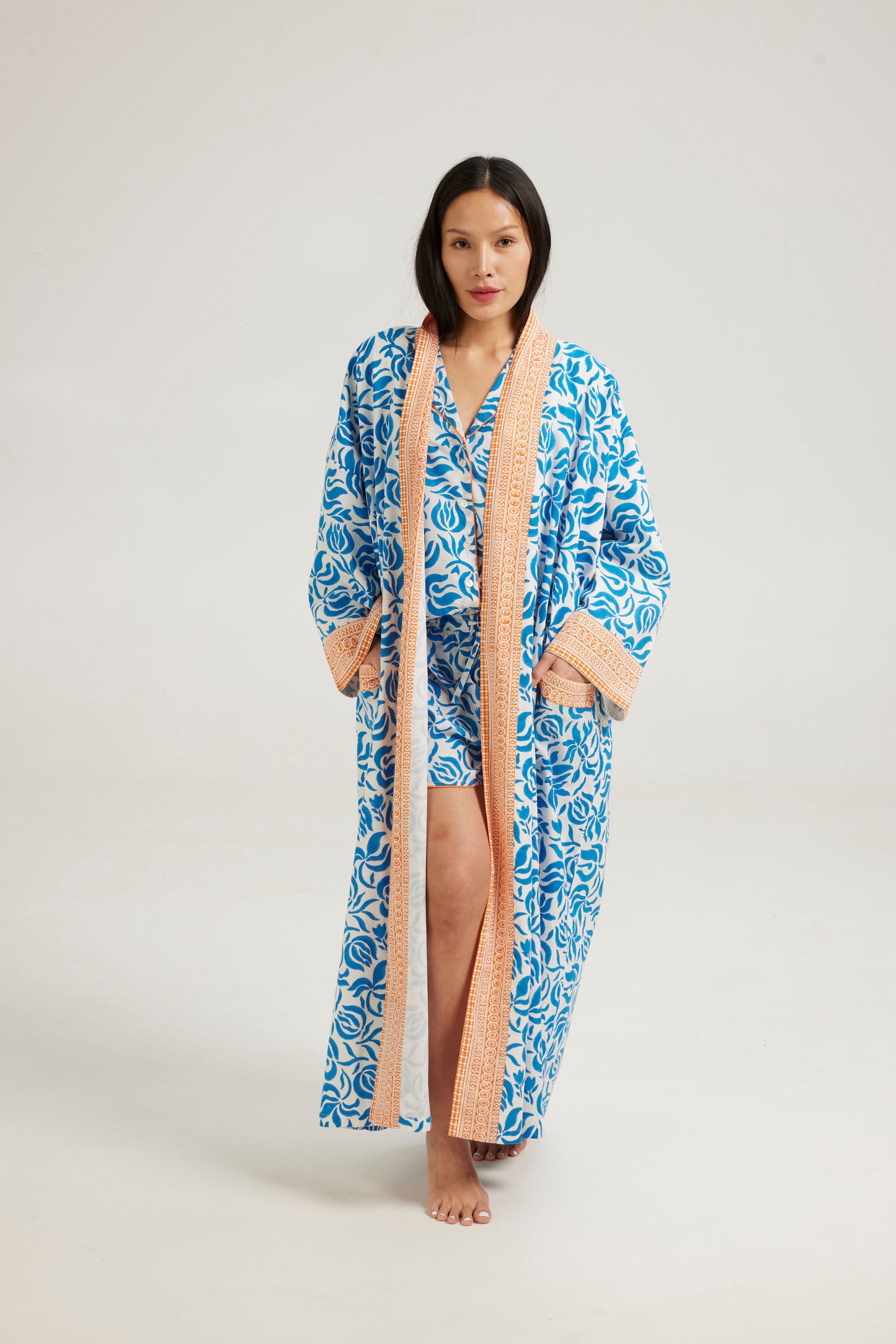 Long lined cotton Kimono - Coming soon - Retreat Myself