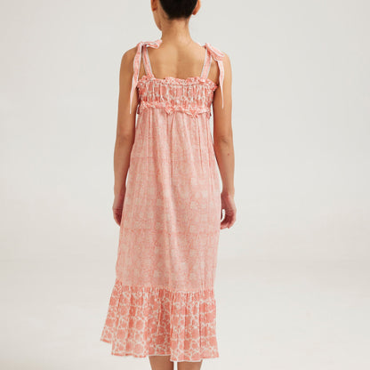 Garden Empire Nightie Ruffle Strap Pink - Retreat Myself