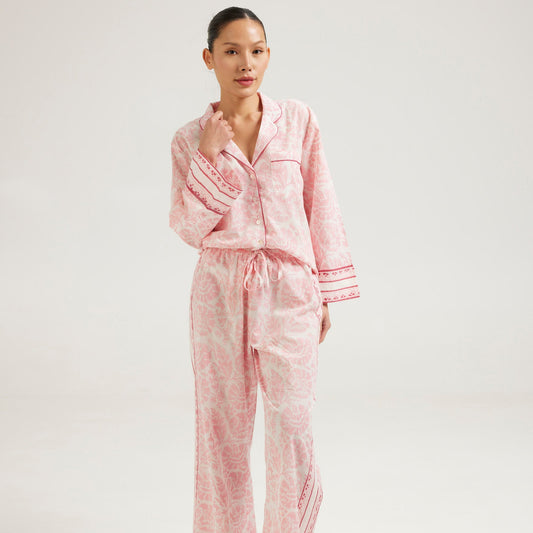 Strawberry Fields Pyjamas Long Line - Retreat Myself
