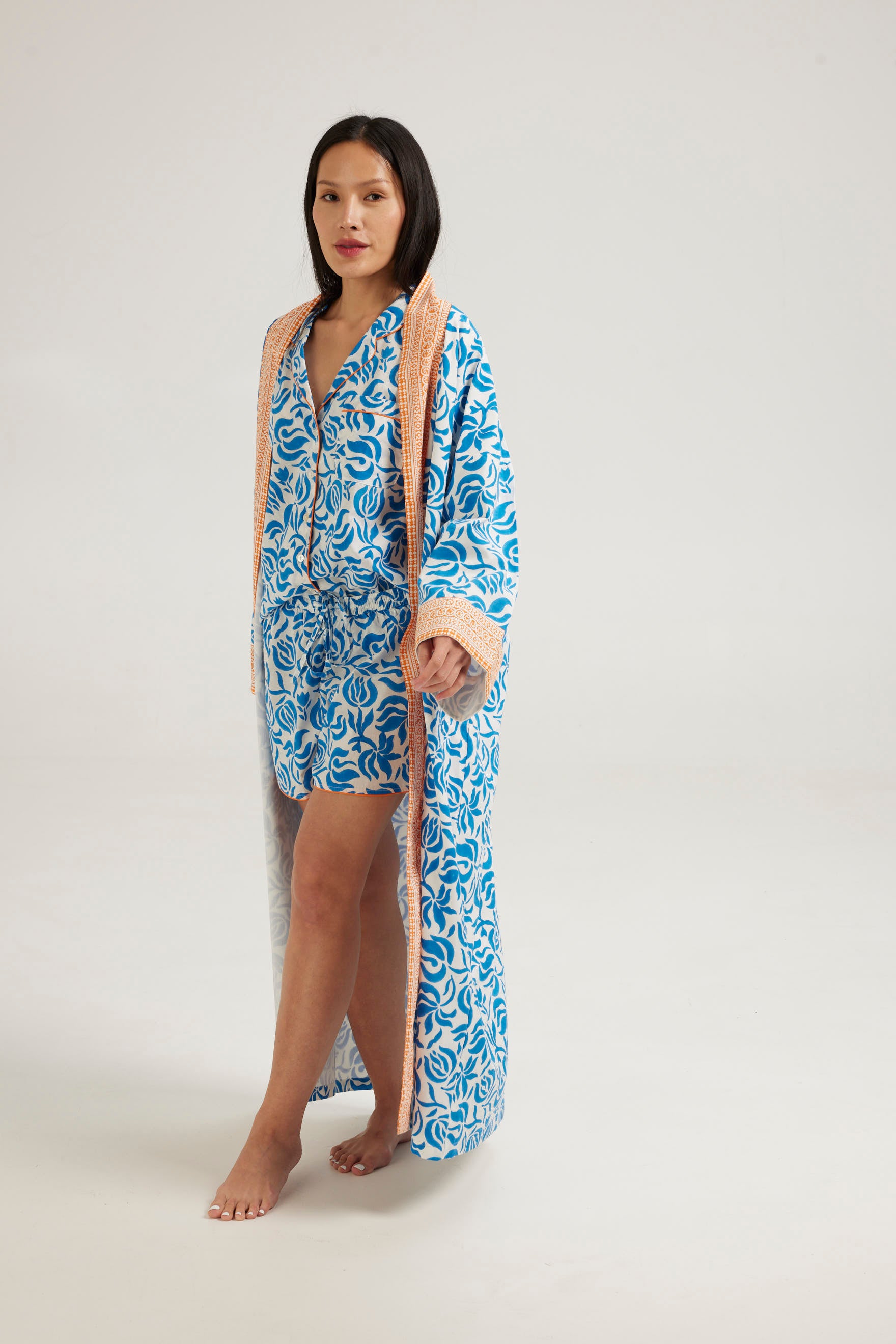 Long lined cotton Kimono - Coming soon - Retreat Myself