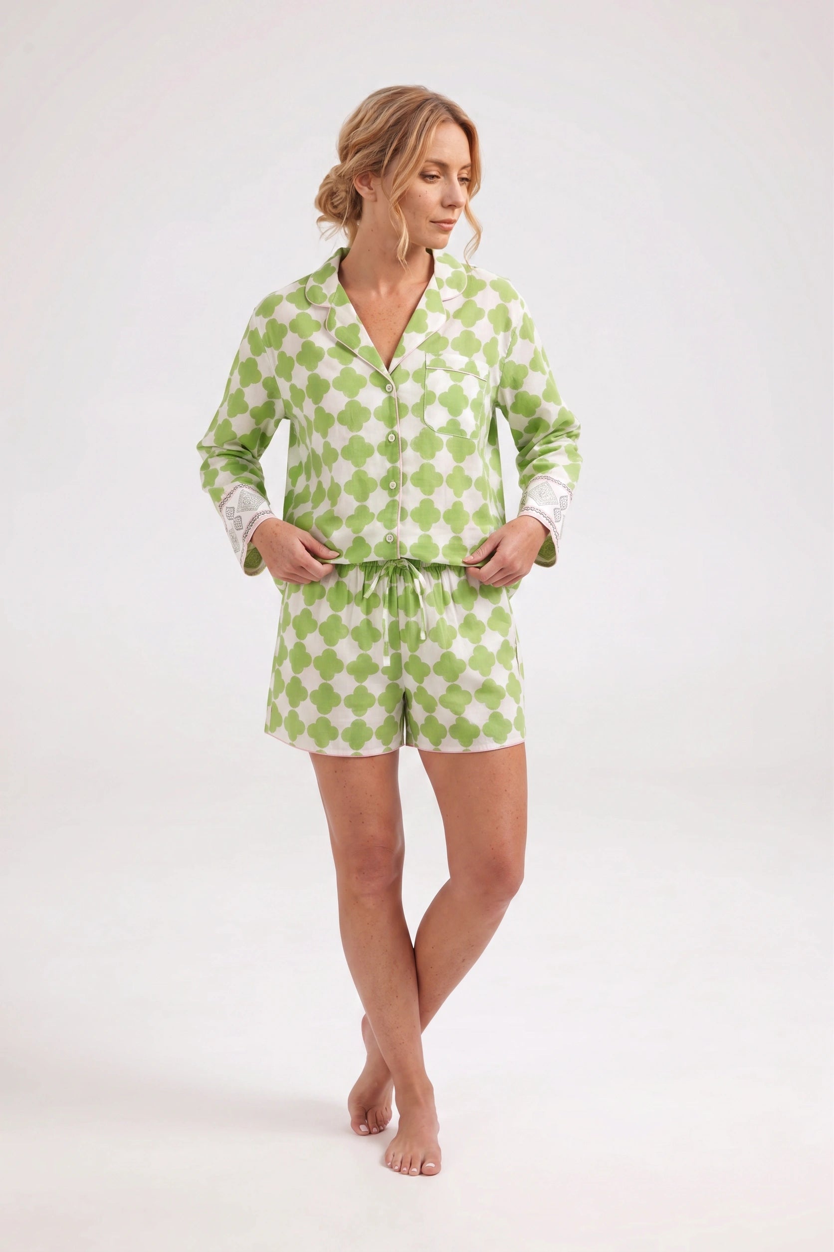 Citrine Capri Shortie Pyjamas - Retreat Myself
