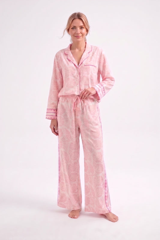 Strawberry Fields Pyjamas Long Line - Retreat Myself