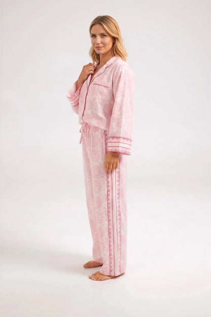Strawberry Fields Pyjamas Long Line - Retreat Myself
