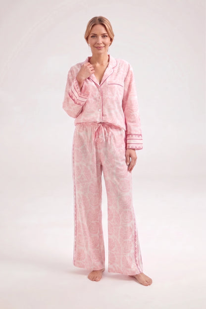 Strawberry Fields Pyjamas Long Line - Retreat Myself